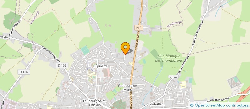 localisation de l'entreprise 913 952 438   MAUBEUGE