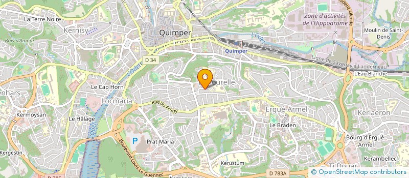 localisation de l'entreprise 913 969 812  à QUIMPER