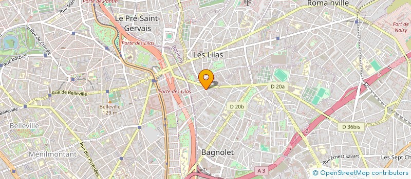 localisation de l'entreprise 913 992 558 à LES LILAS