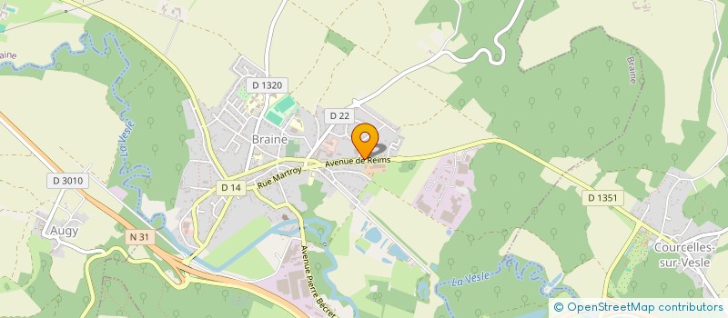 localisation de l'entreprise 914 073 622 à BRAINE