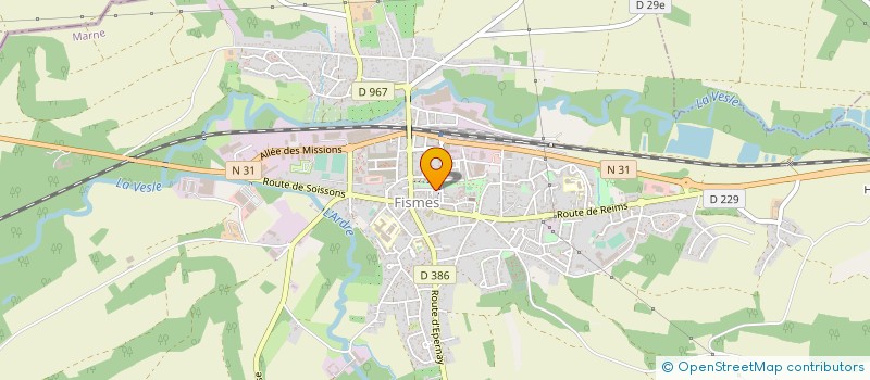 localisation de l'entreprise 914 091 418 à FISMES
