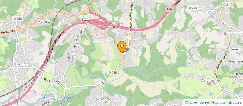 localisation de l'entreprise 914 102 645  à BIDART