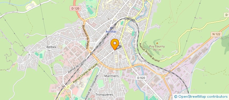 localisation de l'entreprise 914 113 717  à AURILLAC