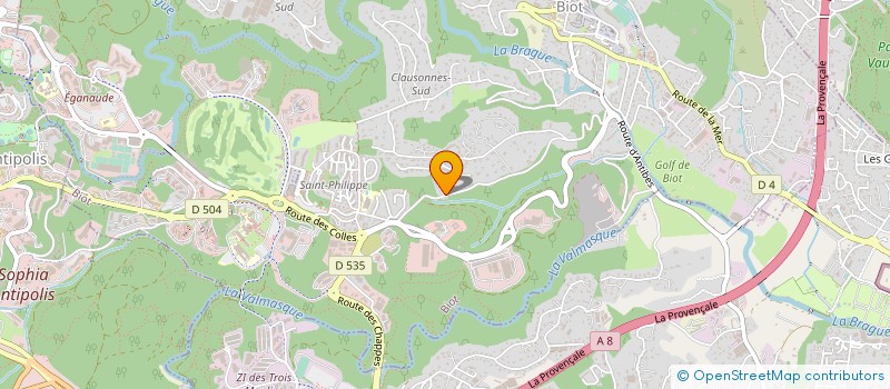 localisation de l'entreprise 914 114 798   BIOT