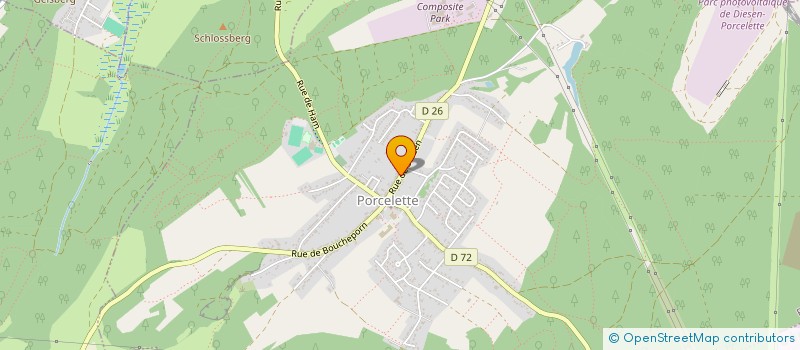 localisation de l'entreprise 914 126 594   PORCELETTE