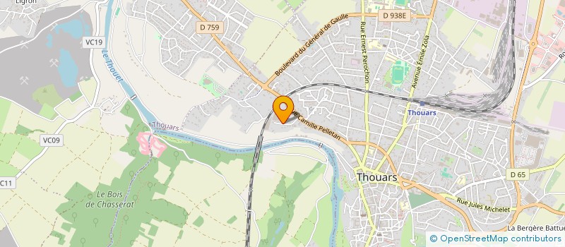 localisation de l'entreprise 914 213 137   THOUARS