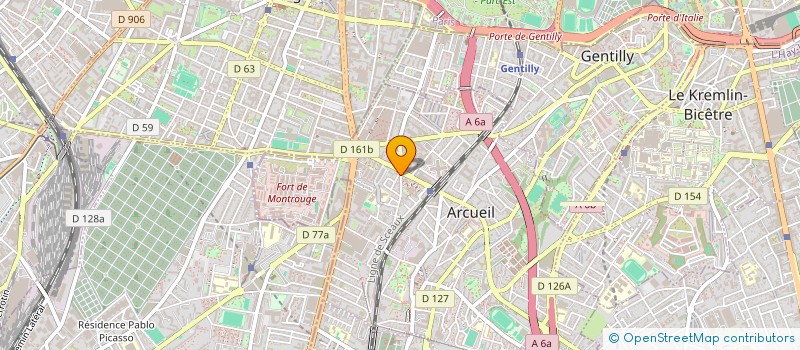 localisation de l'entreprise 914 218 078   ARCUEIL