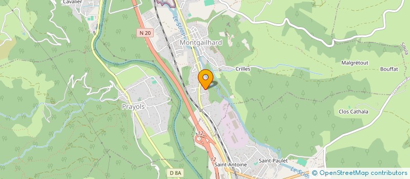 localisation de l'entreprise 914 222 591 à MONTGAILHARD