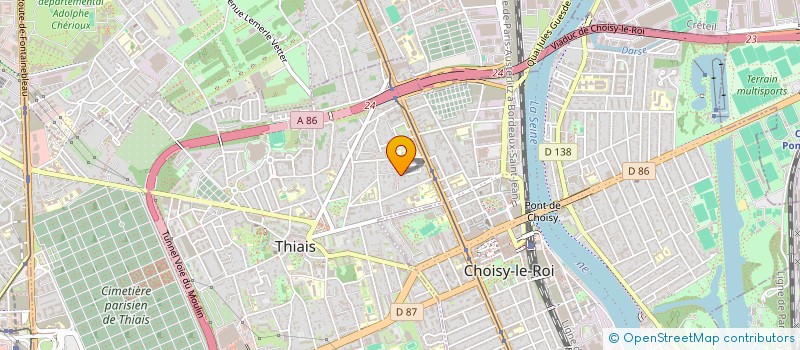 localisation de l'entreprise 914 268 867   THIAIS