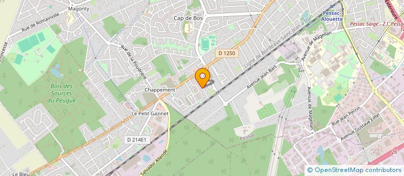 localisation de l'entreprise 914 274 113   PESSAC