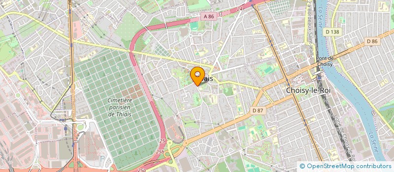 localisation de l'entreprise 914 361 118   THIAIS