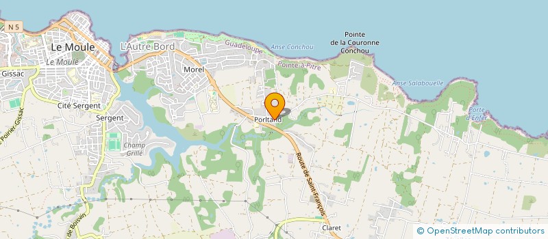 localisation de l'entreprise 914 408 943   LE MOULE