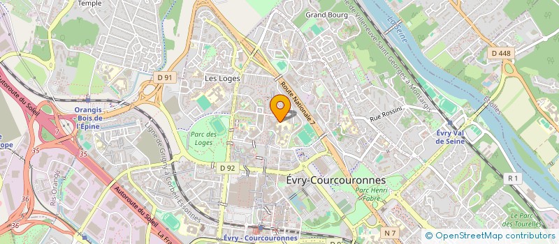 localisation de l'entreprise 914 411 533   EVRY-COURCOURONNES