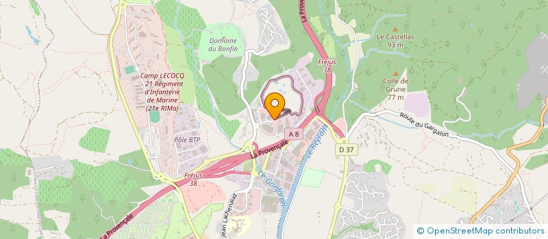 localisation de l'entreprise 914 422 357 à FREJUS