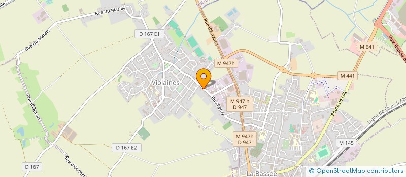 localisation de l'entreprise 914 459 540   LA BASSEE