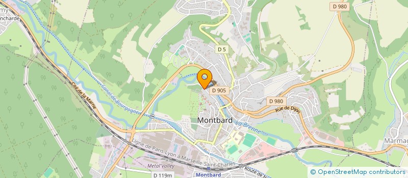 localisation de l'entreprise 914 475 942   MONTBARD