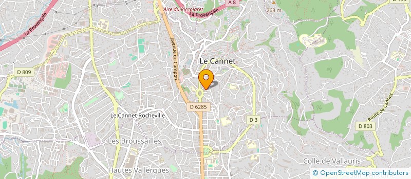 localisation de l'entreprise 914 499 165  à LE CANNET