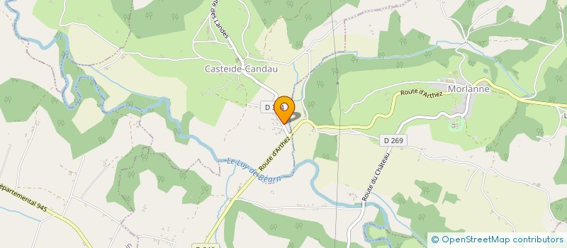 localisation de l'entreprise 914 523 774 à CASTEIDE-CANDAU