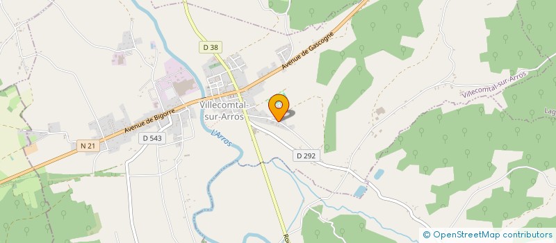 localisation de l'entreprise 914 543 442   VILLECOMTAL-SUR-ARROS