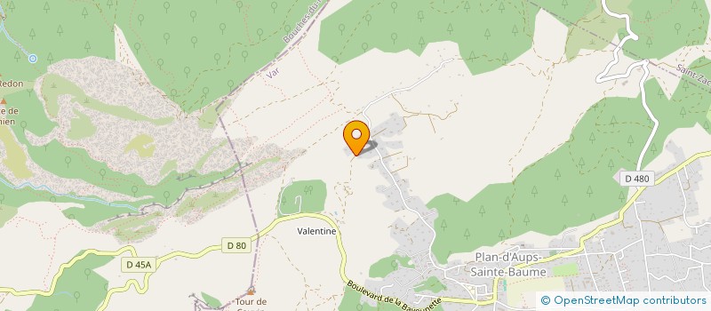 localisation de l'entreprise 914 585 609 à PLAN-D'AUPS-SAINTE-BAUME