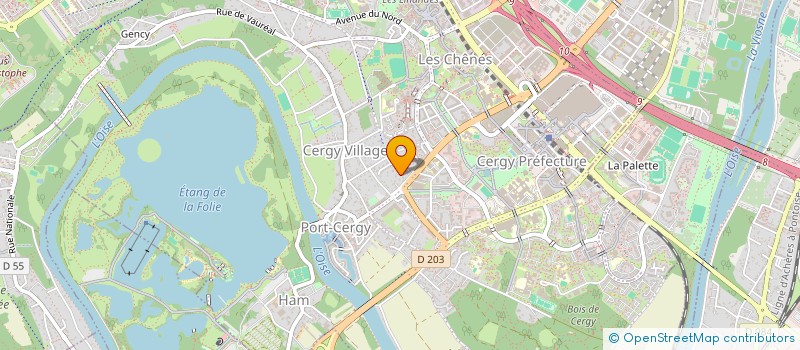 localisation de l'entreprise 914 627 443   CERGY