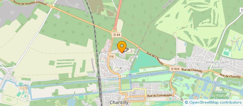 localisation de l'entreprise 914 640 792   CHANTILLY