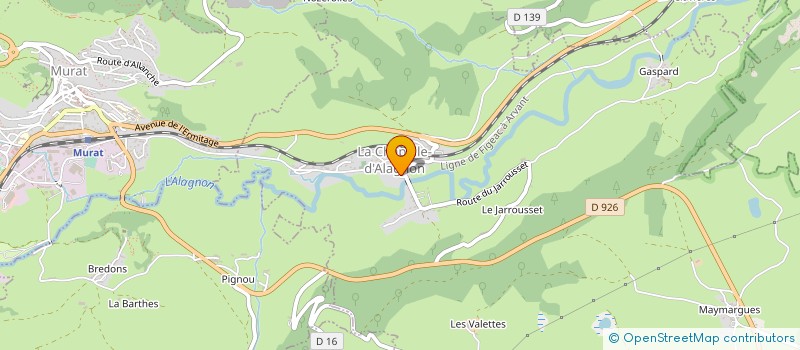 localisation de l'entreprise 914 731 179 à LA CHAPELLE-D'ALAGNON