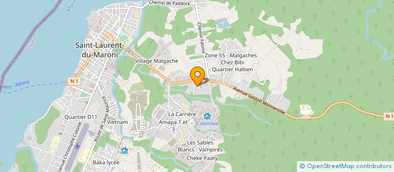 localisation de l'entreprise 914 738 075 à SAINT-LAURENT-DU-MARONI