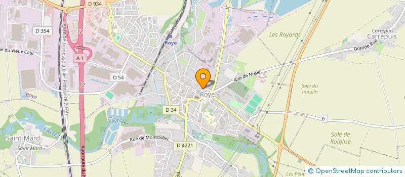 localisation de l'entreprise 914 744 339   ROYE