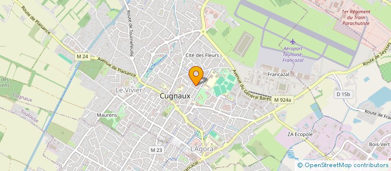 localisation de l'entreprise 914 756 846   CUGNAUX