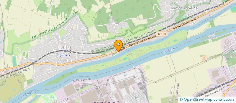 localisation de l'entreprise 914 766 464   JUZIERS