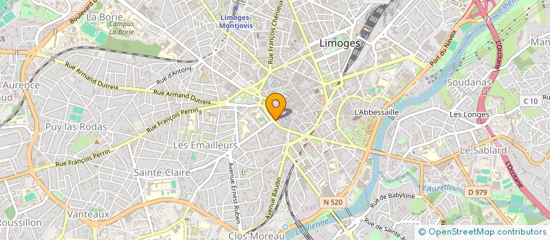localisation de l'entreprise 914 766 613 à LIMOGES