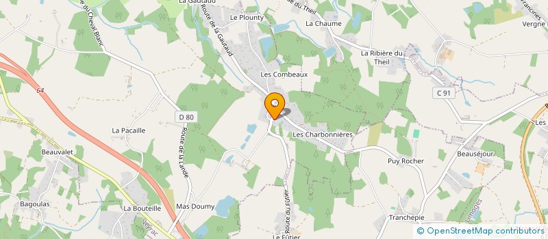 localisation de l'entreprise 914 776 208   VEYRAC