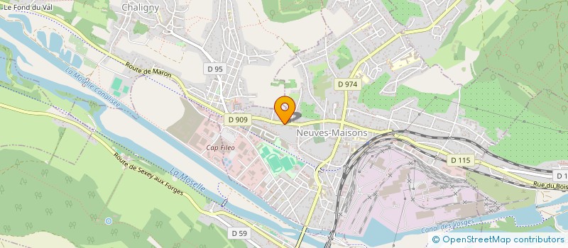 localisation de l'entreprise 914 783 444   NEUVES-MAISONS