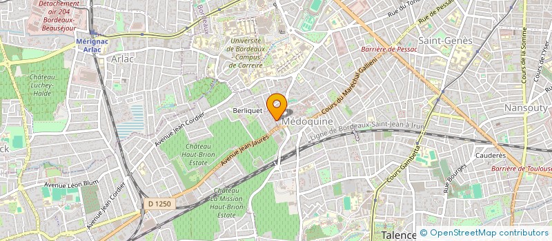 localisation de l'entreprise 914 791 322 à PESSAC