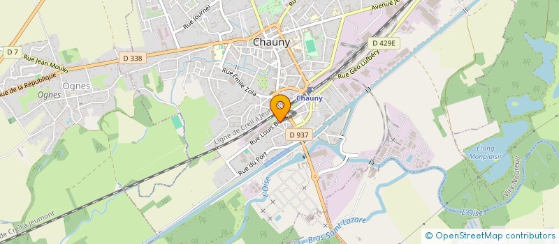 localisation de l'entreprise 914 799 911 à CHAUNY
