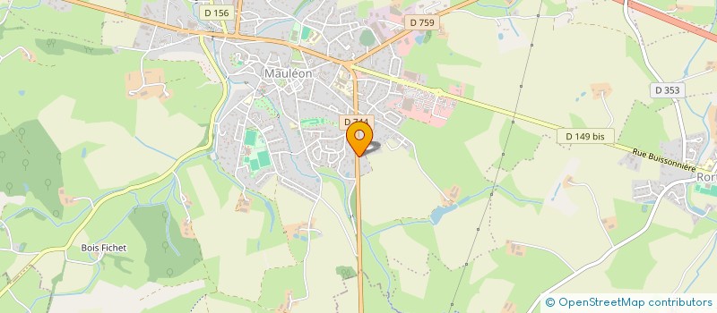 localisation de l'entreprise 914 800 644   MAULEON