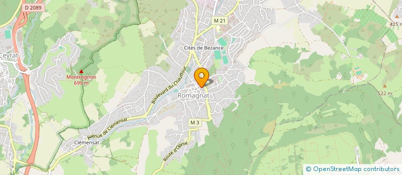 localisation de l'entreprise 914 825 997   COURNON-D'AUVERGNE