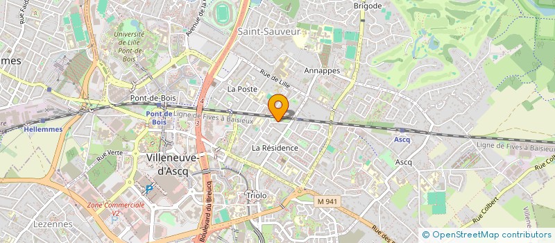 localisation de l'entreprise 914 826 409   VILLENEUVE-D'ASCQ