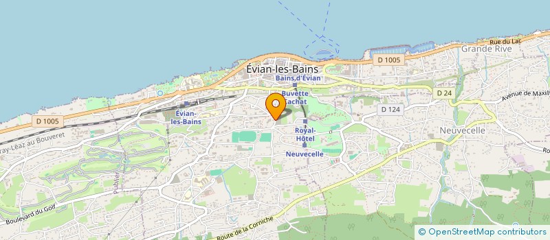 localisation de l'entreprise 914 834 866 à EVIAN-LES-BAINS