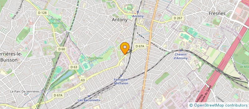 localisation de l'entreprise 914 880 299  à ANTONY