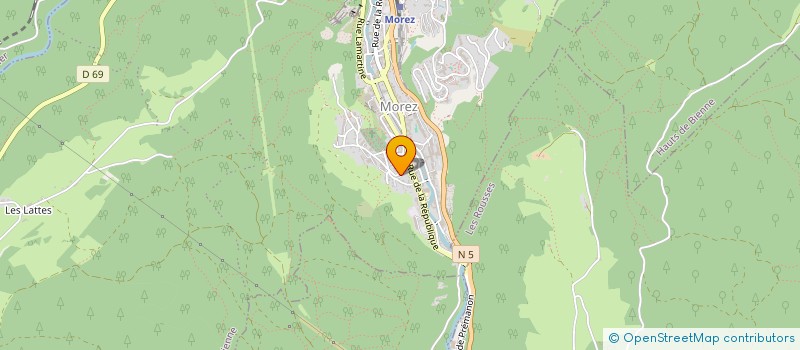 localisation de l'entreprise 914 886 700   HAUTS DE BIENNE