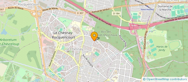 localisation de l'entreprise 914 892 369   LE CHESNAY-ROCQUENCOURT