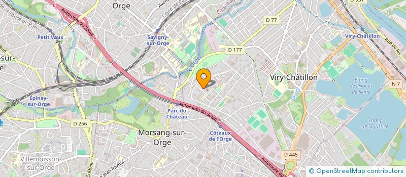 localisation de l'entreprise 914 943 691 à VIRY-CHATILLON