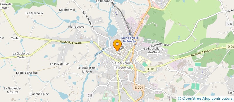 localisation de l'entreprise 914 953 781   SAINT-YRIEIX-LA-PERCHE