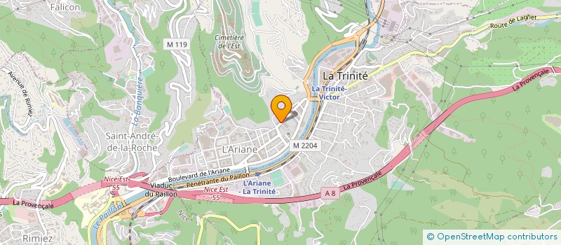 localisation de l'entreprise 915 000 962 à NICE