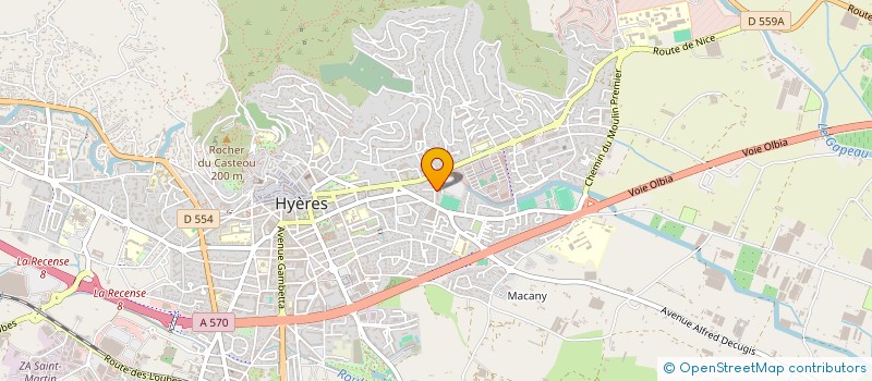 localisation de l'entreprise 915 003 016  à HYERES