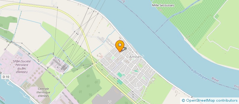 localisation de l'entreprise 915 020 002   AMBES