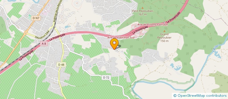 localisation de l'entreprise 915 034 243   VIDAUBAN