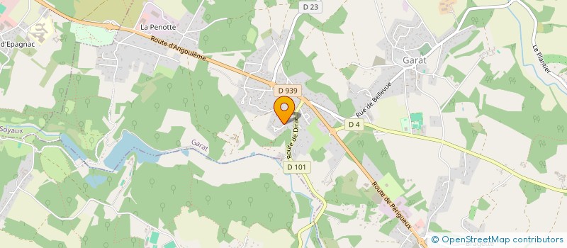 localisation de l'entreprise 915 042 303   GARAT